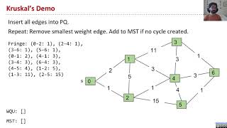 vid9 kruskals algorithm [upl. by Selokcin837]