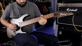 Ibanez RG7421 WNF  Seven String Guitar Demo [upl. by Asilrac]