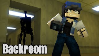 The Backroom Survival  Minecraft Liminal Space Animation [upl. by Booze]