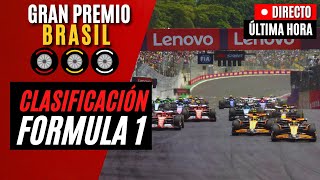 🔴 F1 DIRECTO  GRAN PREMIO DE BRASIL 2024  CLASIFICACIÓN  Live Timing [upl. by Lumbard304]