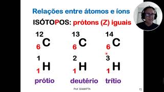 Atomísitca Isótopos isótonos isóbaros e isoeletrônicos [upl. by Bergh]