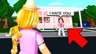 She Was My 1 HATER So I Changed Her LIFE Roblox Bloxburg [upl. by Fernandina645]