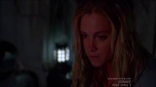 The 100 Clarke and Niylah Kiss Season 4 Episode 6 [upl. by Anana]