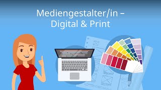 Mediengestalter Digital und Print  Ausbildung Aufgaben Gehalt [upl. by Vi46]