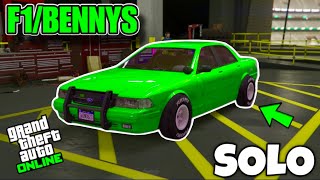 UPDATED GTA 5 SOLO MERGE GLITCH EASY F1BENNY’S MERGE 168 NO NET CUT [upl. by Florrie536]