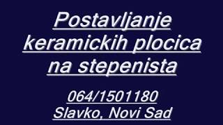 Postavljanje keramickih plocica na stepenista [upl. by Shererd750]