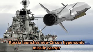 Russia launches new Zircon hypersonic missile carrier [upl. by Younger306]