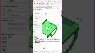 Link to Thickness in Sheet Metal Parts solidworks [upl. by Ivette383]