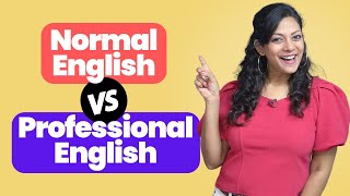 Normal English Vs Professional English Phrases  1Minute English Speaking Practice shorts Kristine [upl. by Caine386]