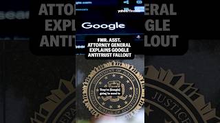 The DOJ antitrust case vs Google explained shorts [upl. by Annavoig]