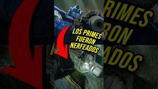 Los Primes fueron NERFEADOS transformers transformersone megatron optimusprime shorts [upl. by Muiram]