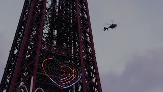 Blackpool Tower Fire Incident [upl. by Emelyne684]