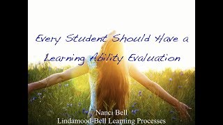 Every Student Should Have a Learning Ability Evaluation  Learning Centers [upl. by Ahsaeyt367]