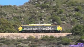 Trenes en Albares 13052014 [upl. by Ayanet358]