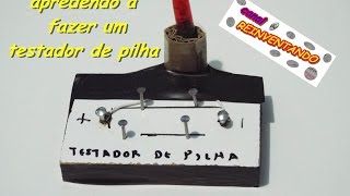 MONTANDO UM TESTADOR DE PILHA [upl. by Madaras]