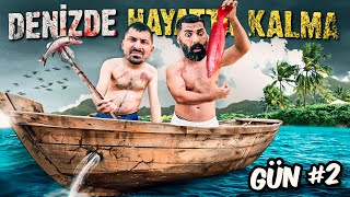 DENİZİN ORTASINDA HAYATTA KALMA  2 GÜN [upl. by Zalea27]