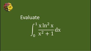 Solving definite integral using geometric series  eta function and Riemann zeta function [upl. by Eilema941]