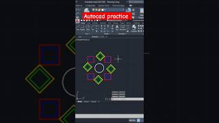 AutoCad practice Drawing  Autocad 2d tutorial for beginners  Drawing  CAD by Ankit  autocad [upl. by Monti]