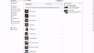 Facebook Tips Create lists tag people and send status update to a list [upl. by Osnola]