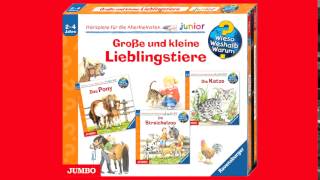 Wieso Weshalb Warum junior Große und kleine Lieblingstiere  HörspielBox [upl. by Anaigroeg146]