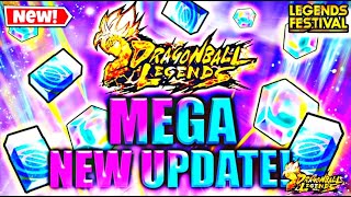 🔥 HUGE NEW UPDATE INCOMING NEW EVENTS LF ZENKAI CRYSTALS FOR THE LEGENDS FESTIVAL DB Legends [upl. by Atelahs]