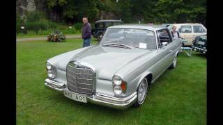 First car show Nostalgia 2011  Mercedes Benz W111 250 SE Coupe 1967 Heckflosse Fintail [upl. by Einahc399]