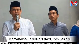 CAKADA LABUHANBATU DEKLARASI FAJA UNDANG TOKOH MASYARAKAT DAN PARTAI PENDUKUNG [upl. by Vyse]