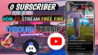 2024 😍  Turnip App Se Live Stream Kaise Kare  How To Short Live Stream On Youtube From Turnip [upl. by Ryle]