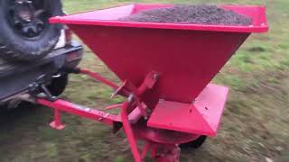 Fertiliser amp Seed Spreader  Tow Behind TFF160 [upl. by Adnorrahs]