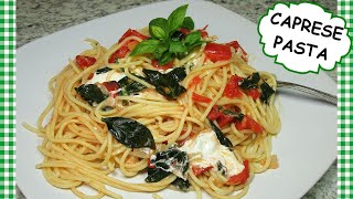 How To Make The BEST CAPRESE PASTA  Easy Italian Recipe [upl. by Darton854]