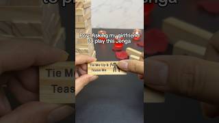 Asking my girlfriend to play this Jenga [upl. by Khalsa]