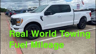 2021 Ford F150 35L Ecoboost Towing 5000 Pounds with Fuel Mileage Number [upl. by Sivrahc119]