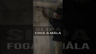 Slipa foga amp måla sand join amp paint [upl. by Pennie]