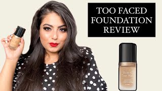 Too Faced Born This Way Foundation Review [upl. by Oenire]