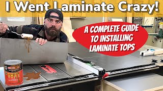 How to Install Laminate on Your Worktop  DIY Laminate Work Surfaces [upl. by Bannerman]