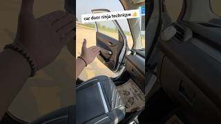 कार का door बंद करने की ninja technique 👍  car door wont close  wagonoctane shorts [upl. by Minabe]