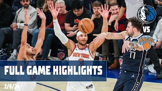 Luka Doncic 39 points Highlights vs New York Knicks  2824 [upl. by Christoforo682]