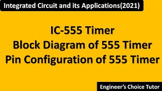 IC555 Timer  Internal Structure of IC555 Timer [upl. by Cozmo543]