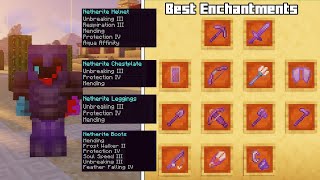 Best Enchantments For All Armor and Items in Minecraft 1213 [upl. by Selie]