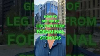 How to Relieve Leg Pain from Foraminal Stenosis  Dr John Zielonka [upl. by Greenland136]