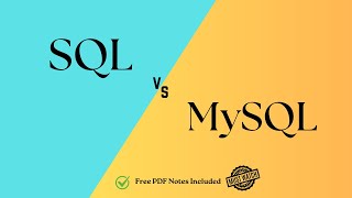 SQL vs MySQL  Differences Between SQL amp MySQL [upl. by Roma900]