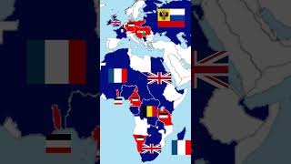 What happened to German Colonies in WWI history shorts mapping [upl. by Aynot477]