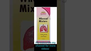 Wheezal Mixture cough syrup dry cough ki bhot hi effective homoeopathic medicine [upl. by Sarad]