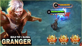 GRANGER BEST BUILD 2022  INSANE DAMAGE  BUILD TOP 1 GLOBAL GRANGER  MLBB [upl. by Melita674]