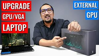 Upgrade GPU Laptop dengan eGPU Review Asus XG Station Pro  Indonesia [upl. by Leffert]