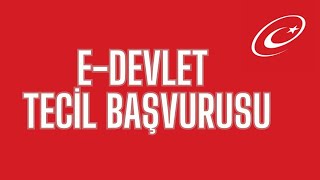 E Devlet Tecil Askerlik Erteleme Başvurusu Nasıl Yapılır [upl. by Atnim554]