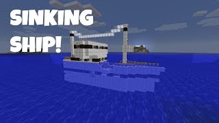 Minecraft Sinking Ship Adventure [upl. by Tiffany]