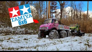 The POWERFUL Tamiya G601TR Unimog  Tamiya quotWacky Wheeliequot Series Ep 4 [upl. by Raddi829]