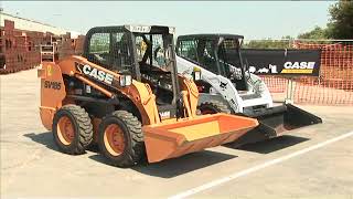 CASE Skid Steer Loaders Productivity in rough terrain [upl. by Anerat254]