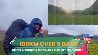 5Day 100km Hiking Challenge  Highlander UK Part 1 [upl. by Nivi]